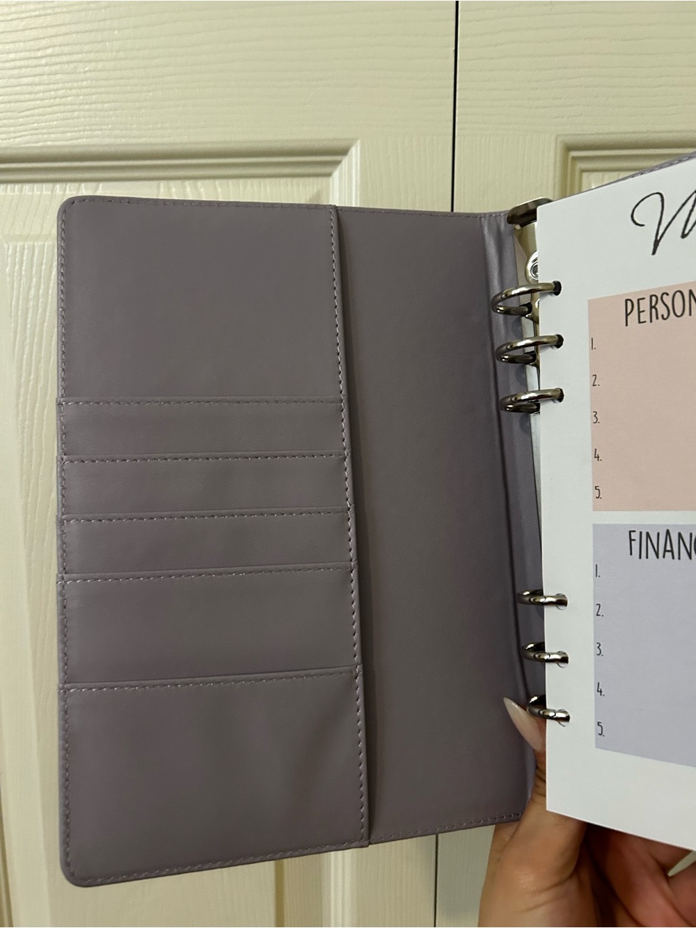 Lilac Planner Notebook - "The Life Designer" - Picture 3 of 13